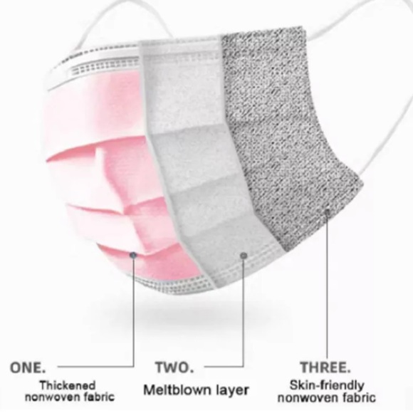 6pcs luxury designer inspired face mask breathable - Picture 4 of 4